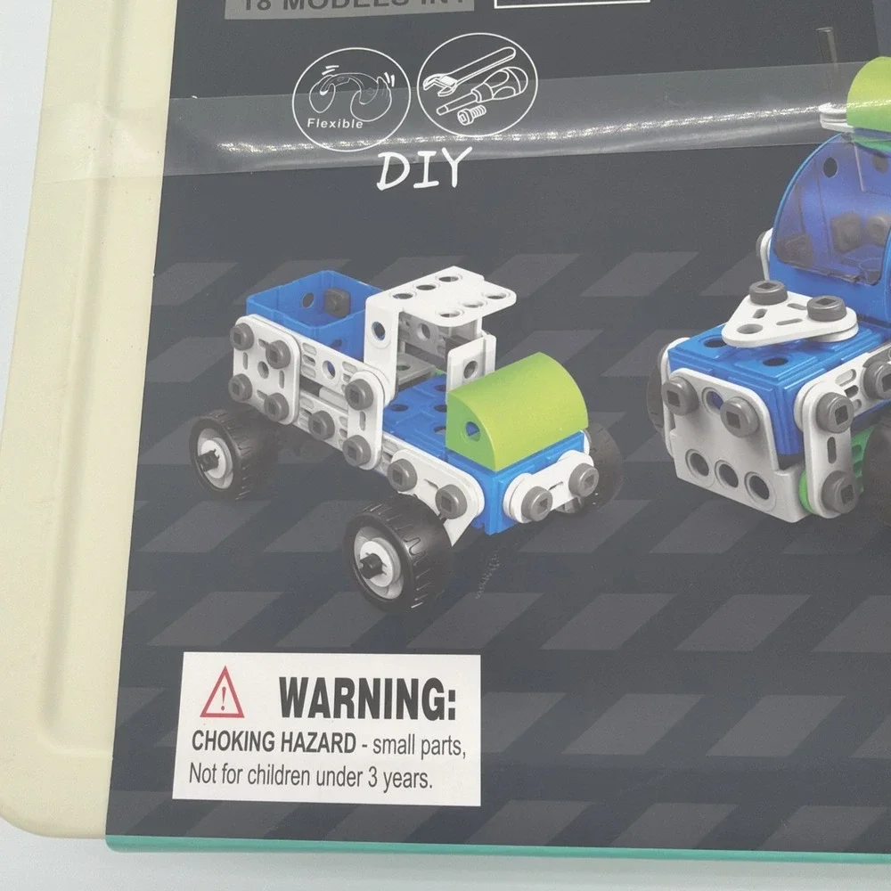 Build & Play 18 Models in 1 Building Set for Ages 5+ 175 Pieces Innovate STEAM